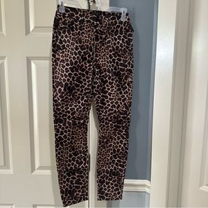 Women’s Jen7 by 7 For All Mankind Leopard Skinny Ankle Pants